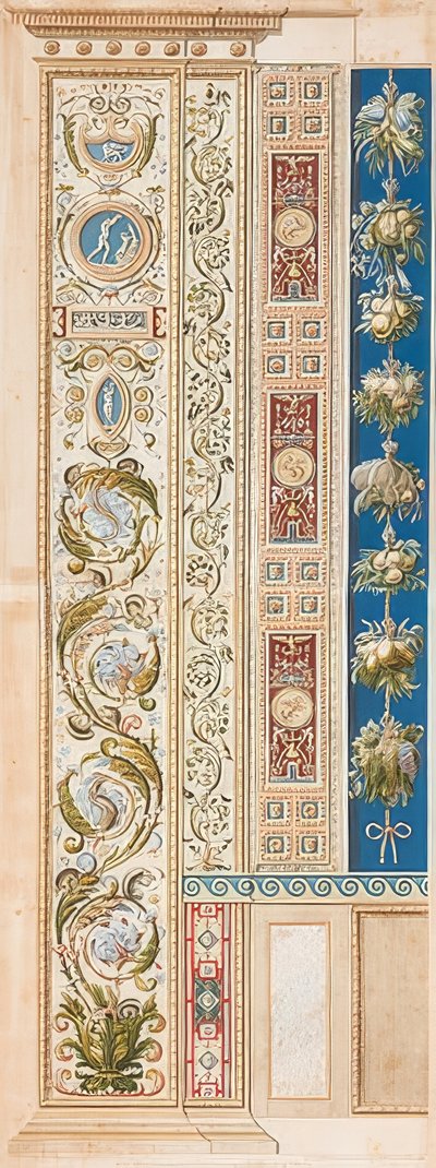 Pilastre Loggia V (Ornement avec de belles volutes) - Gaetano Savorelli