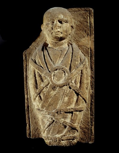 Art gallo-romain : ex-voto représentant un enfant emmailloté - Gallo Roman Gallo Roman