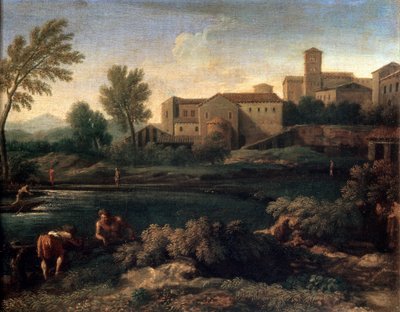 Une petite ville du Latium - Gaspard Dughet