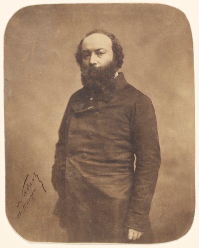 Portrait de Théodore Rousseau 1812-1867, 1855-1859 - Gaspard Félix Nadar