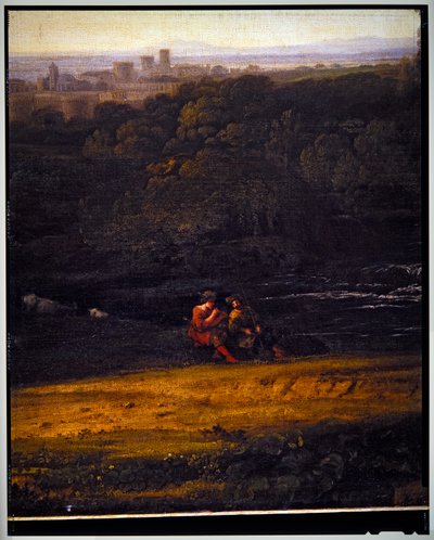 Paysage pastoral italien (détail) - Gaspard Poussin Dughet