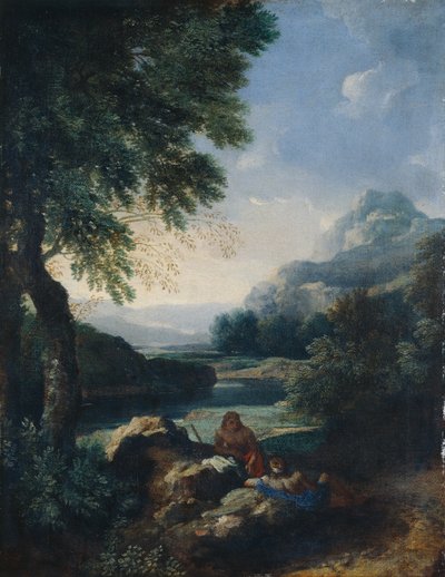 Paysage avec bergers, c.1660 - Gaspard Poussin Dughet