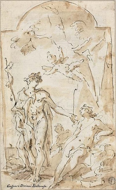 Bacchus et Ariane - Gaspare Diziani