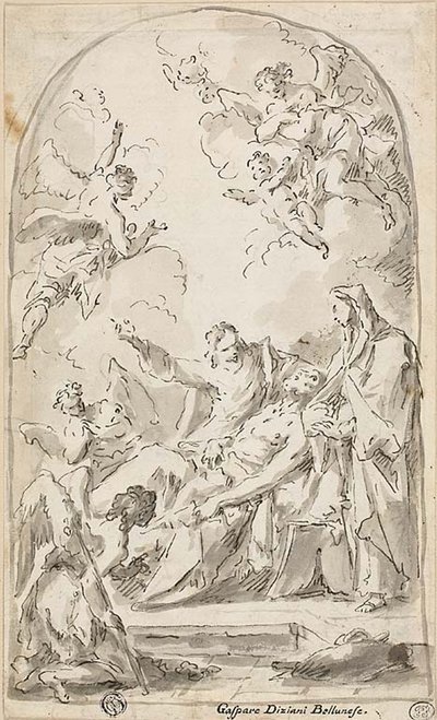 Mort de Saint Joseph - Gaspare Diziani