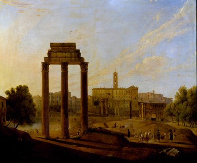 Rome : vue du Forum vers le Capitole - Gaspare Gabrielli