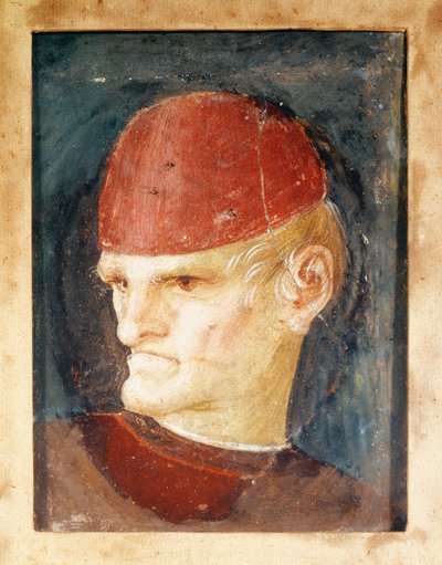 Italie, Varallo, Fragment de fresque d