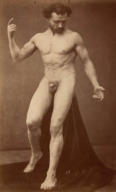 Étude de nu, années 1870 (photo) - Gaudenzio Marconi