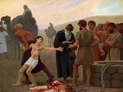 Joseph est vendu en esclavage par ses frères jaloux, vers 1940 - Gebhard Fugel