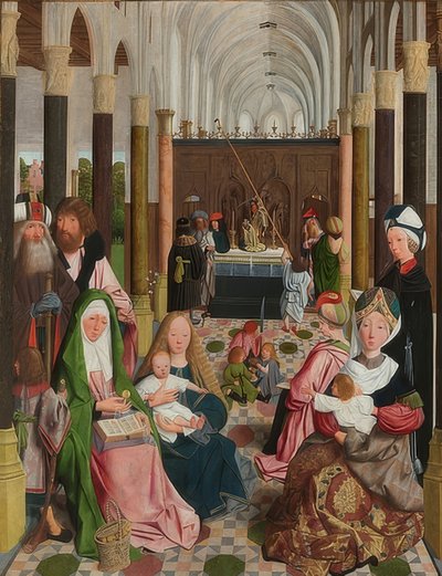 La Sainte Parenté. Vers 1495 - Geertgen Tot sint Jans