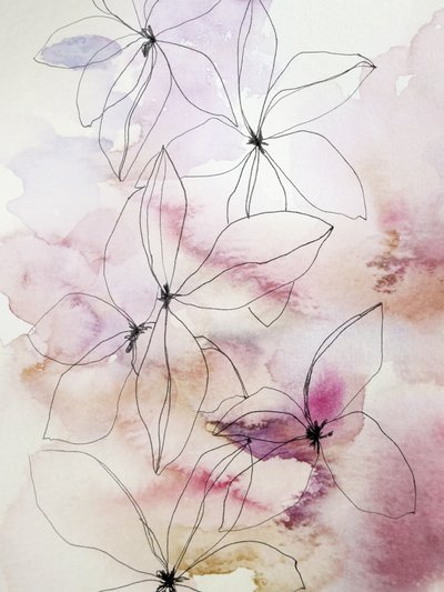 Fleurs aux couleurs douces d