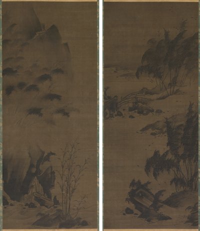 Bambou sous la Pluie ; Bambou dans le Vent - Genga