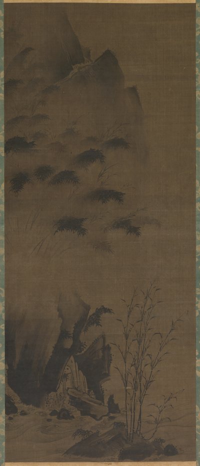Bambou sous la pluie, Bambou dans le vent, début des années 1500 - Genga