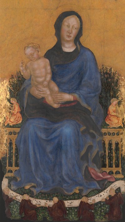 Madone et Enfant avec des anges - Gentile da Fabriano