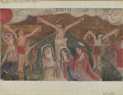 Station de la Croix No. 12: Jésus Meurt sur la Croix, vers 1936 - Geoffrey Holt