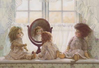 Poupées sur le rebord de la fenêtre, 1986 - Geoffrey Robinson