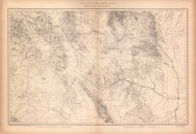 Atlas géologique et géographique du Colorado et des territoires adjacents - Geological And Geographical Survey Of The Territories