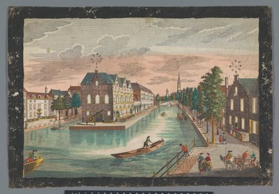 Vue sur le Magasin de Geer à Delft - Georg Balthasar Probst (possibly)