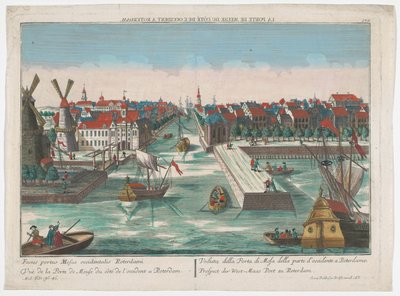 Vue des nouvelles portes principales de l