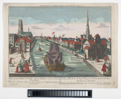 Vue de la Wester Oude Hoofdpoort et de l
