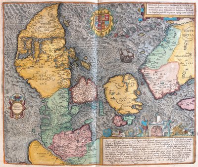 Danemark - dans "Civitates Orbis Terrarum" de Georg Braun, Cologne 1617 - Georg Braun
