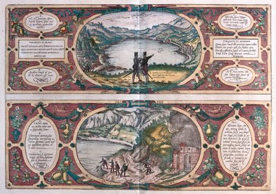 Grotte de la Sibille - Ostie - Agnano, Italie dans "Civitates Orbis Terrarum" de Georg Braun, Cologne 1617 - Georg Braun