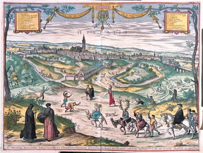 Seviglia, Espagne - dans "Civitates Orbis Terrarum" de Georg Braun, Cologne 1617 - Georg Braun