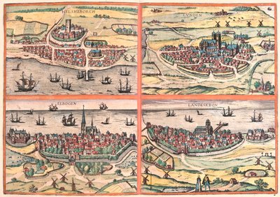 Suède, dans "Civitates Orbis Terrarum" de Georg Braun, Cologne 1617 - Georg Braun