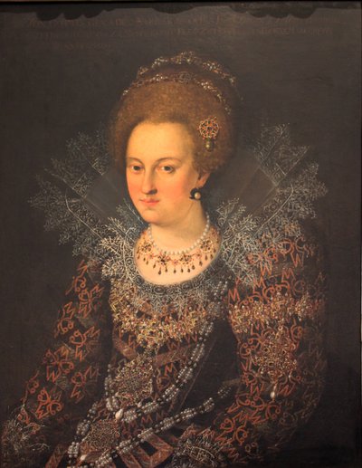 Allemand : Portrait Barbara Sophia von Brandenburg Portrait Barbara Sophie de Brandenburg - Georg Donauer