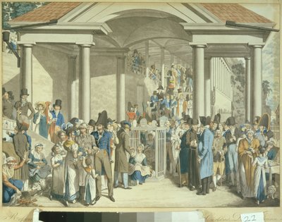 Communauté de santé à la fontaine de Karlsbad, 1810 - Georg Emanuel Opitz