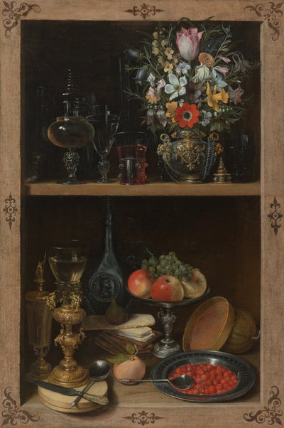 Armoire avec fruits et fleurs - Georg Flegel