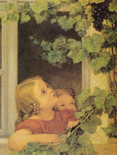 Enfants à la fenêtre - Georg Friedrich Kersting