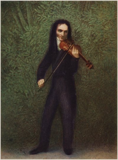 Portrait de Niccolo Paganini - Georg Friedrich Kersting