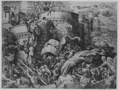 La capture de Carthagène par Scipion et ses troupes, 1539 - Georg Pencz