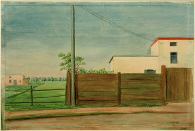 Georg Schrimpf, Maisons à Pasing - Georg Schrimpf