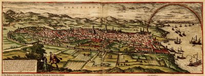 Ville de Catalon - Georg and Hogenberg Franz (1535 90) Braun