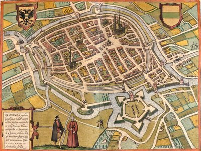 Groningen, Pays-Bas - Georg and Hogenberg Franz (1535 90) Braun