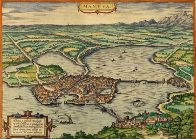 Mantoue, Italie - Georg and Hogenberg Franz (1535 90) Braun