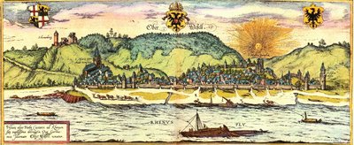 Oberwesel, Allemagne - Georg and Hogenberg Franz (1535 90) Braun