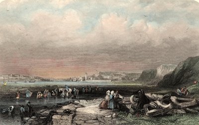 Entrée du port de Shields, gravée par W. Finden - George (after) Balmer
