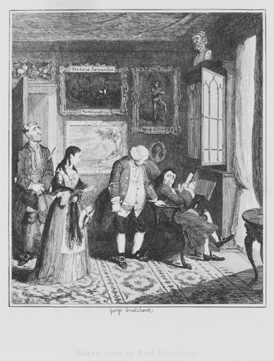 La visite de Hilda à Abel Beechcroft - George (after) Cruikshank