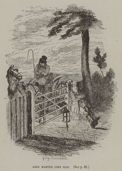 Tel maître, tel homme - George (after) Cruikshank