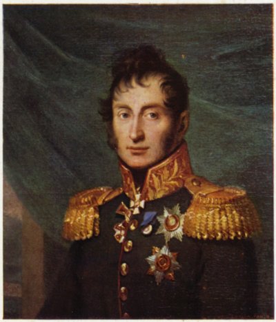 Portrait de Nikolay Tuchkov (lithographie couleur) - George (after) Dawe