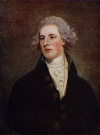 William Pitt le Jeune, homme politique tory anglais et Premier ministre - George (after) Romney