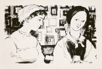 Jane Austen (1775-1817) et Charlotte Brontë (1816-55) - une rencontre imaginaire - George Adamson