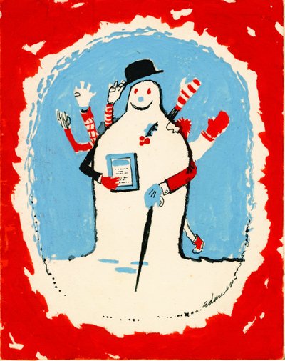 Bonhomme de neige avec de nombreux bras - George Adamson