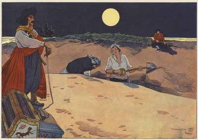 Un grand trou a été rapidement creusé et le trésor soigneusement déposé - George Alfred Williams