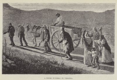 Un enterrement de nègre en Virginie - George Augustus Sala