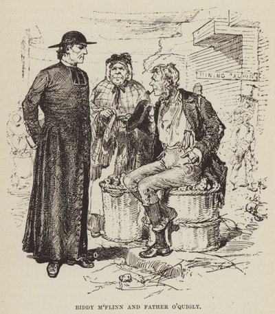 Biddy MFlinn et le père OQuigly - George Augustus Sala
