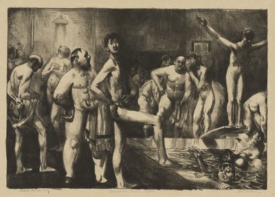 Salle de bains pour hommes d