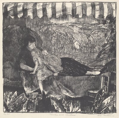 Mère et enfants - George Bellows